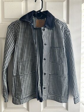 Gap × DÔEN Gingham Denim Jacket